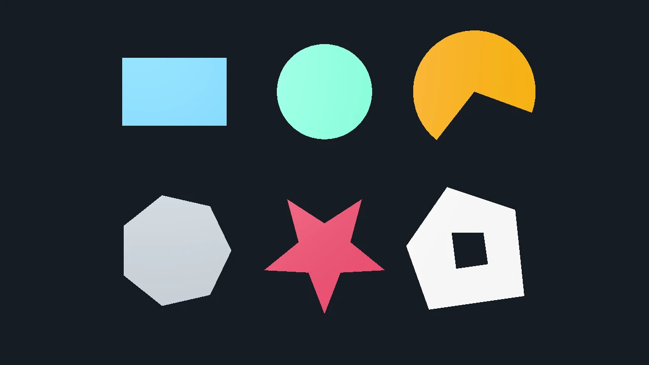 Builtin Shapes 2D