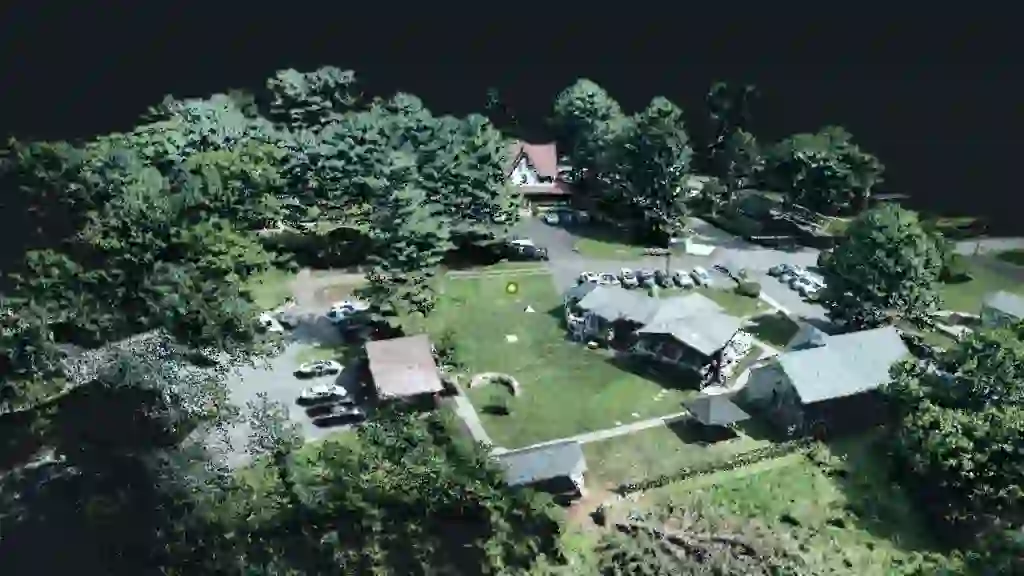 A dense colorized outdoor point cloud